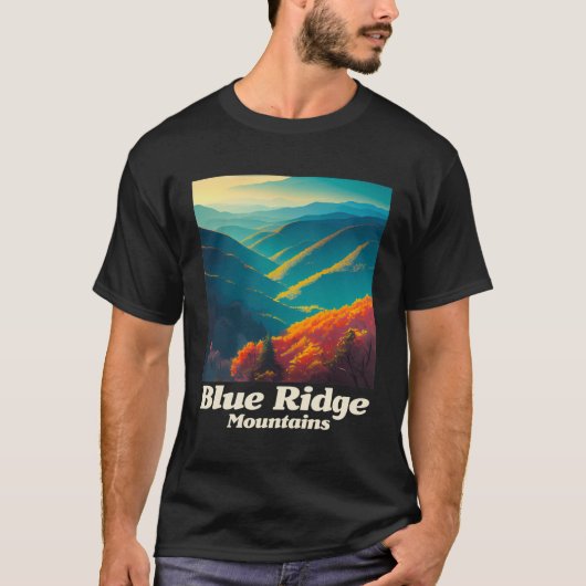 Blue Ridge Mountains T-shirt (Voorkant)