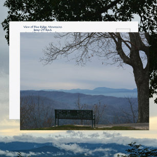 Blue Ridge Mountains Uitzicht van de sprint Off Ro Briefkaart