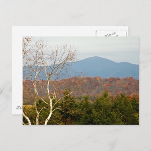 Blue Ridge Mountains VA Landschap Foto Shenandoah Briefkaart (Voorkant / Achterkant)