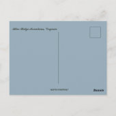 Blue Ridge Mountains Virginia Briefkaart (Achterkant)