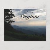 Blue Ridge Mountains Virginia Briefkaart (Voorkant)