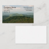 Blue Ridge Mountains Visitekaartje (Voorkant / Achterkant)