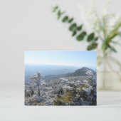 Blue Ridge Mountains Winter Briefkaart (Staand voorkant)