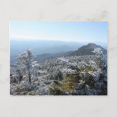 Blue Ridge Mountains Winter Briefkaart (Voorkant)