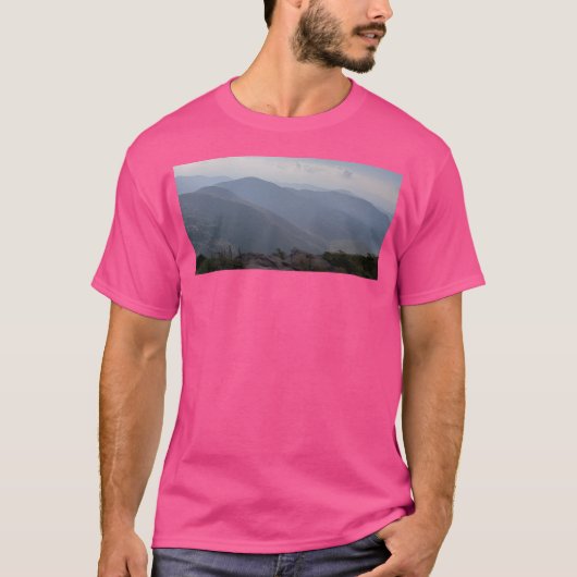 Blue Ridge Mountains zijn lang T-shirt (Voorkant)