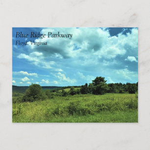 Blue Ridge Parkway bij Floyd, Virginia Briefkaart