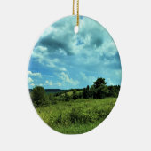 Blue Ridge Parkway bij Floyd, Virginia Keramisch Ornament (Rechts)