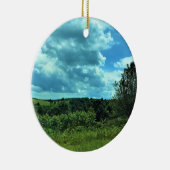 Blue Ridge Parkway bij Floyd, Virginia Keramisch Ornament (Rechts)