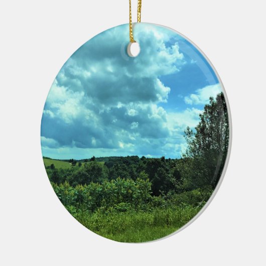 Blue Ridge Parkway bij Floyd, Virginia Keramisch Ornament (Links)