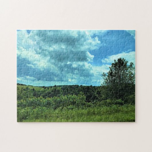 Blue Ridge Parkway bij Floyd, Virginia Legpuzzel (Horizontaal)