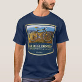 Blue Ridge Parkway (bike2) T-shirt (Voorkant)