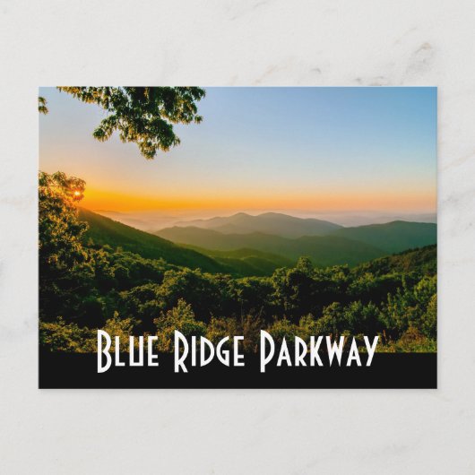 Blue Ridge Parkway Briefkaart (Voorkant)