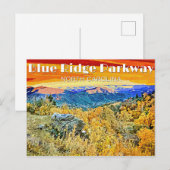 Blue Ridge Parkway Briefkaart (Voorkant / Achterkant)