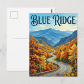 Blue Ridge Parkway Briefkaart (Voorkant / Achterkant)
