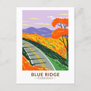Blue Ridge Parkway  Briefkaart
