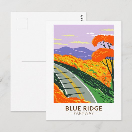 Blue Ridge Parkway  Briefkaart (Voorkant / Achterkant)