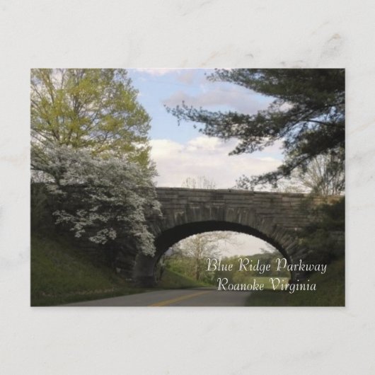Blue Ridge Parkway Briefkaart (Voorkant)