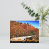 Blue Ridge Parkway Briefkaart (Staand voorkant)