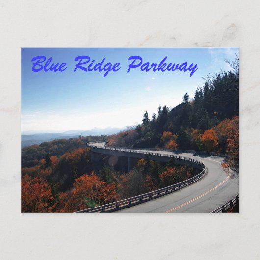 Blue Ridge Parkway Briefkaart (Voorkant)