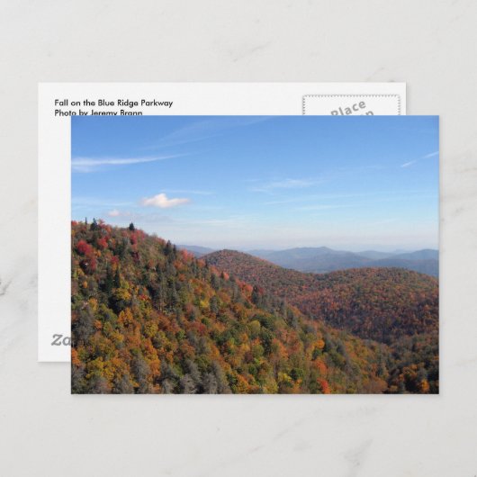 Blue Ridge Parkway-Briefkaarten Briefkaart (Voorkant / Achterkant)