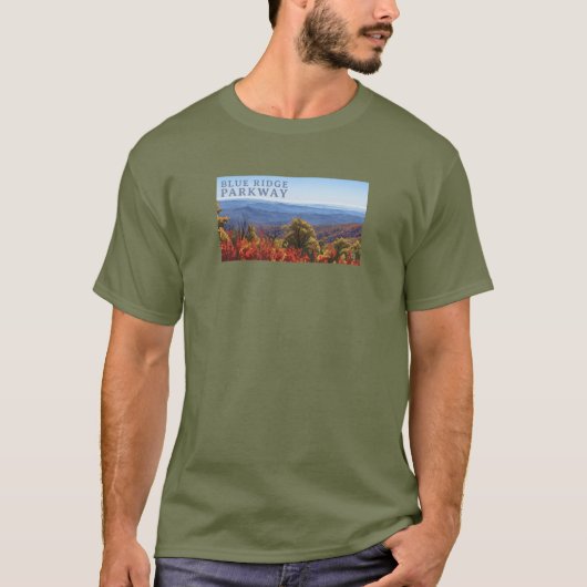 Blue Ridge Parkway BRP T-shirt (Voorkant)