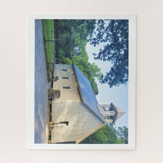 Blue Ridge Parkway - Cades Cove Baptist Church Legpuzzel (Verticaal)