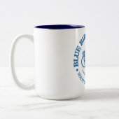 Blue Ridge Parkway (cycling) Tweekleurige Koffiemok (Links)