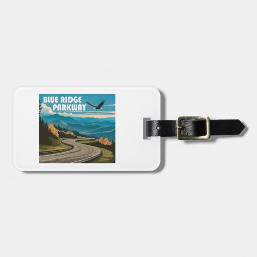 Blue Ridge Parkway Eagle Bagagelabel (Voorkant horizontaal)