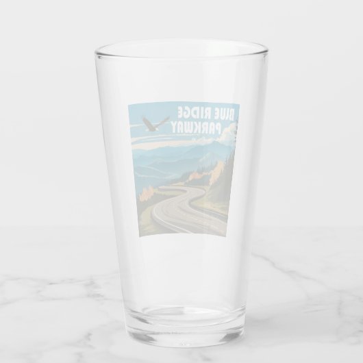 Blue Ridge Parkway Eagle Glas (Achterkant)