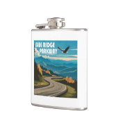 Blue Ridge Parkway Eagle Heupfles (Links)