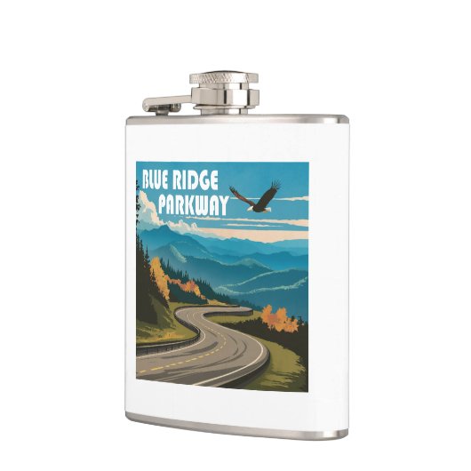 Blue Ridge Parkway Eagle Heupfles (Links)