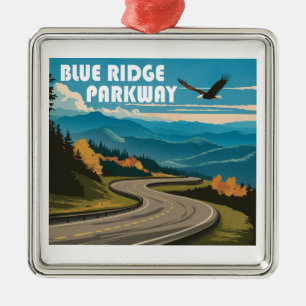 Blue Ridge Parkway Eagle Metalen Ornament