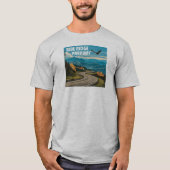 Blue Ridge Parkway Eagle T-shirt (Voorkant)