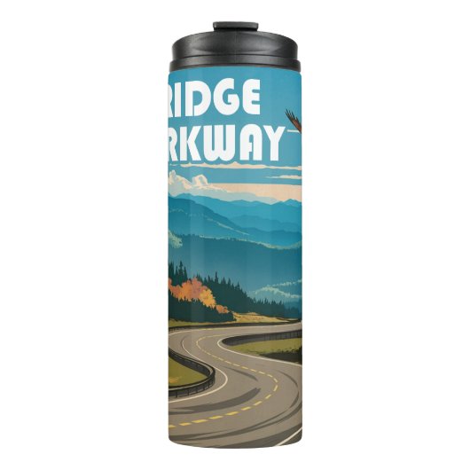 Blue Ridge Parkway Eagle Thermosbeker (Voorkant)