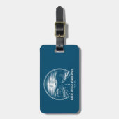 Blue Ridge Parkway Forest Bagagelabel (Voorkant verticaal)