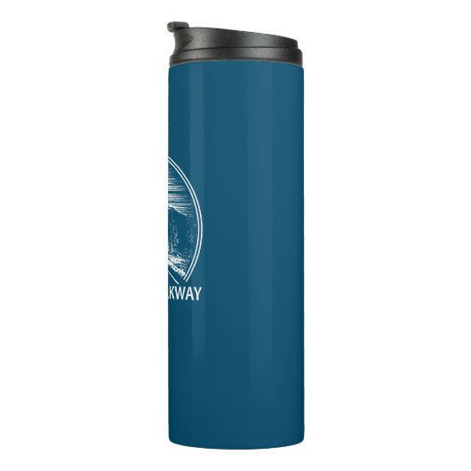 Blue Ridge Parkway Forest Thermosbeker (Geroteerd rechts)