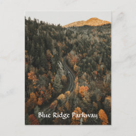 Blue Ridge Parkway Foto Schilderachtig Appalachen Briefkaart