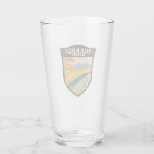 Blue Ridge Parkway  Glas (Achterkant)