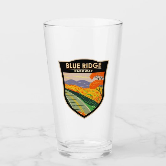 Blue Ridge Parkway  Glas (Voorkant)