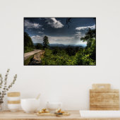 Blue Ridge Parkway HDR Poster (Keuken)