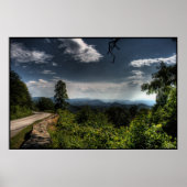 Blue Ridge Parkway HDR Poster (Voorkant)
