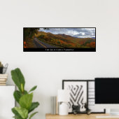 Blue Ridge Parkway in Herfst Poster (Thuiskantoor)