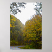 Blue Ridge Parkway in Herfst, Virginia Poster (Voorkant)