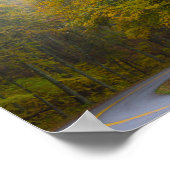 Blue Ridge Parkway in Herfst, Virginia Poster (Hoek)
