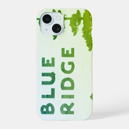 Blue Ridge Parkway iPhone 15 Case (Achterkant)
