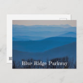 Blue Ridge Parkway Layers Briefkaart (Voorkant / Achterkant)