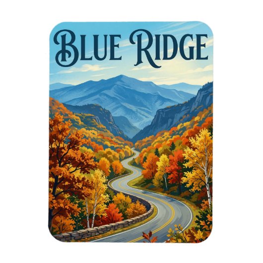 Blue Ridge Parkway Magneet (Verticaal)