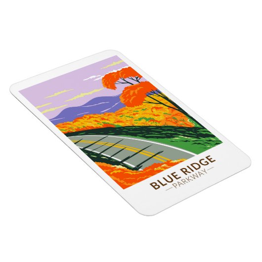 Blue Ridge Parkway  Magneet (Rechterzijde)