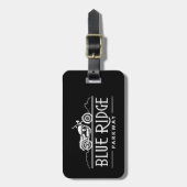 Blue Ridge Parkway Motorcycle Bagagelabel (Voorkant verticaal)