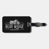 Blue Ridge Parkway Motorcycle Bagagelabel (Achterkant horizontaal)